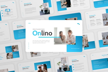 Onlino - Webinar Business Keynote Template