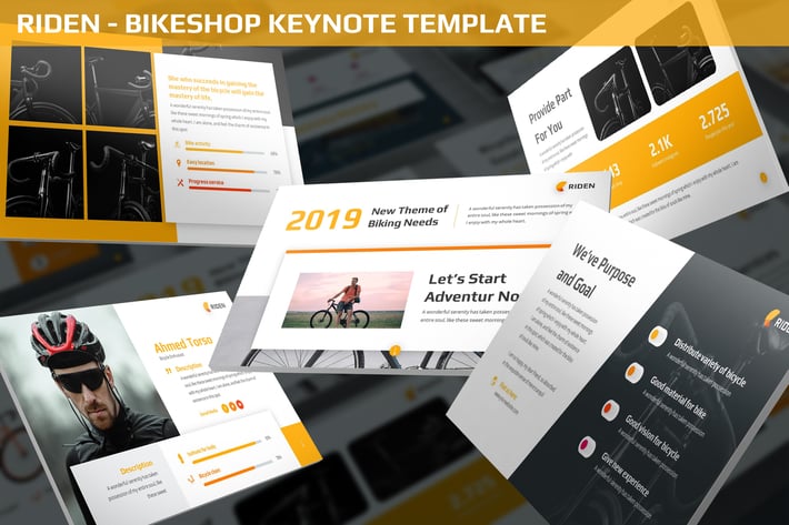 Riden - Bikeshop Keynote Template