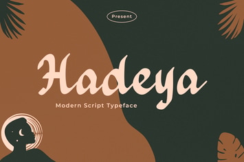 Hadeya – Modern Script Typeface