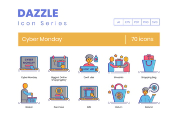 Cyber Monday Icons