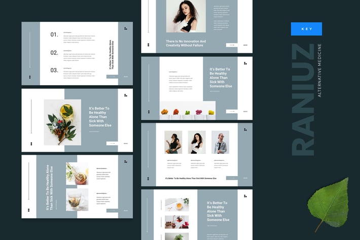 Raniuz - Alternative Medicine Keynote Template