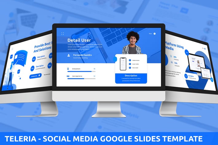 Teleria - Social Media Google Slides Template