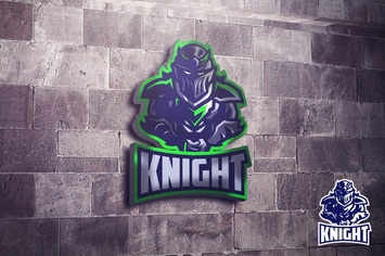 Dark Knight Mascot Esports Logo
