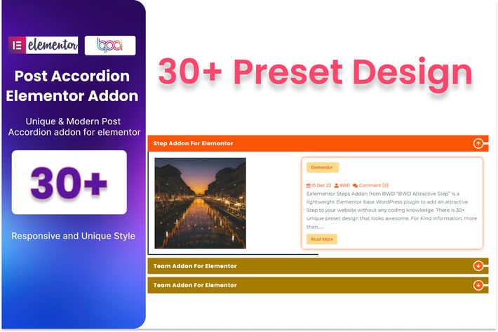 Blog Post Accordion Addon For Elementor