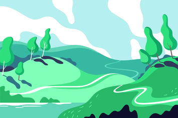 Spring and summer background