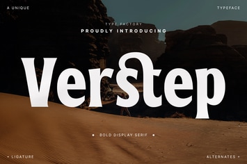 Verstep - Bold Display Serif