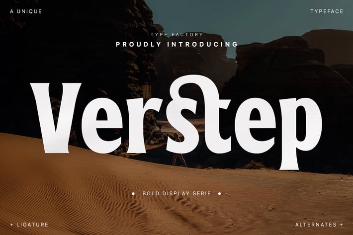 Verstep - Bold Display Serif
