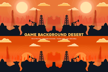 Game Background Desert