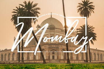 Mombay Brush Font