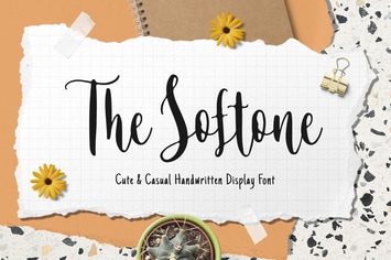 Softone - Casual Handwritten Font