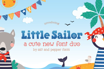 Little Sailor Font Duo