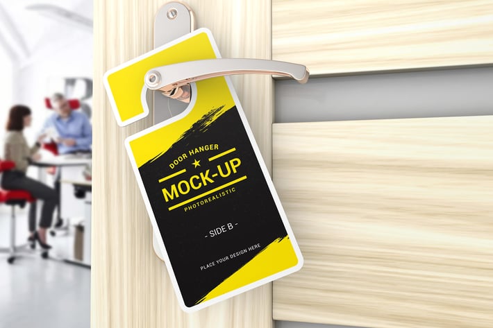 Door Hanger Mockups