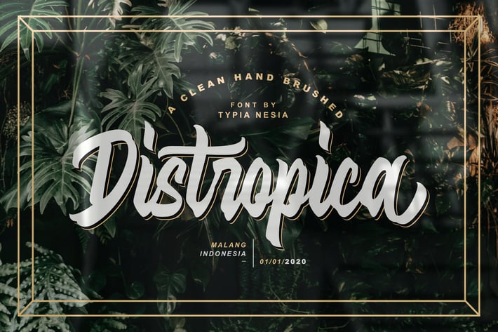 Distropica Display Font