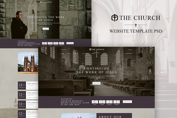 Church | WordPress Theme Design + WooCommerce