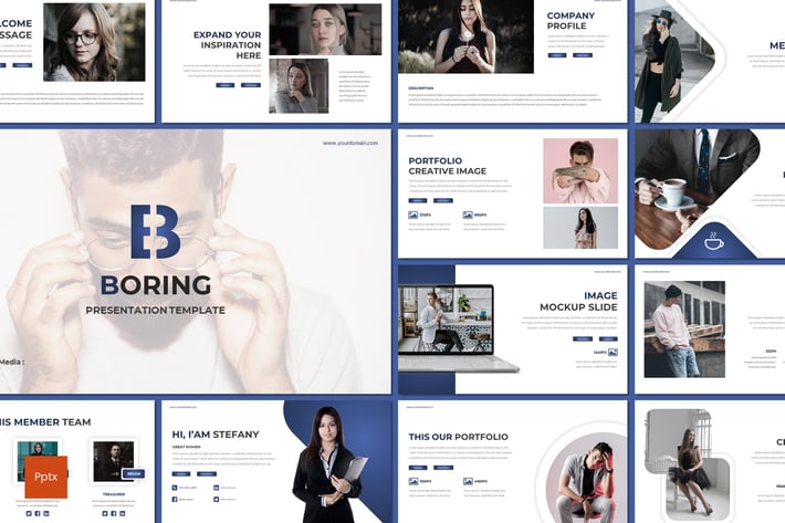 Boring - Business Powerpoint Template