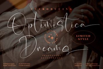 Optimistica Dreams Signature Font