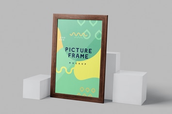 5 Rectangular Picture Frame Mockups