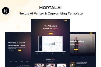 Mortal - Next.js AI Writer & Copywriting Template