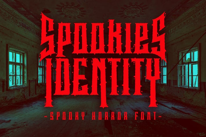 Spookies Identity - Horror Font
