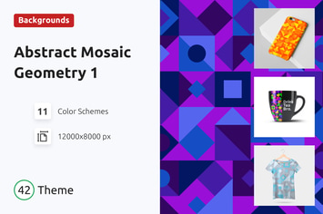 Backgrounds Abstract Mosaic Geometry 1