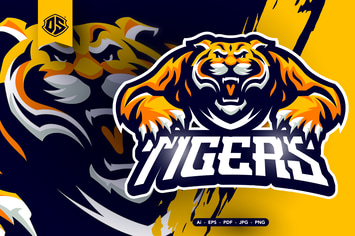 Tiger Esport Mascot Logo