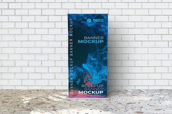Roll Up Banner Mockups
