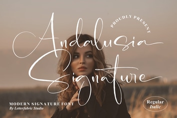 Andalusia Signature Font