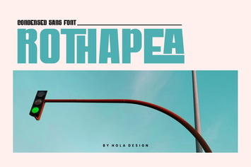 Rothapea - Modern Sans Font