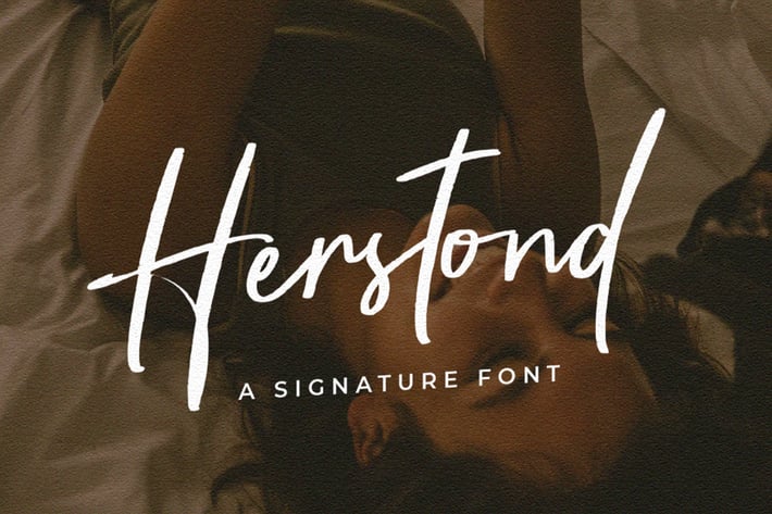 Herstond - Luxury Signature Font
