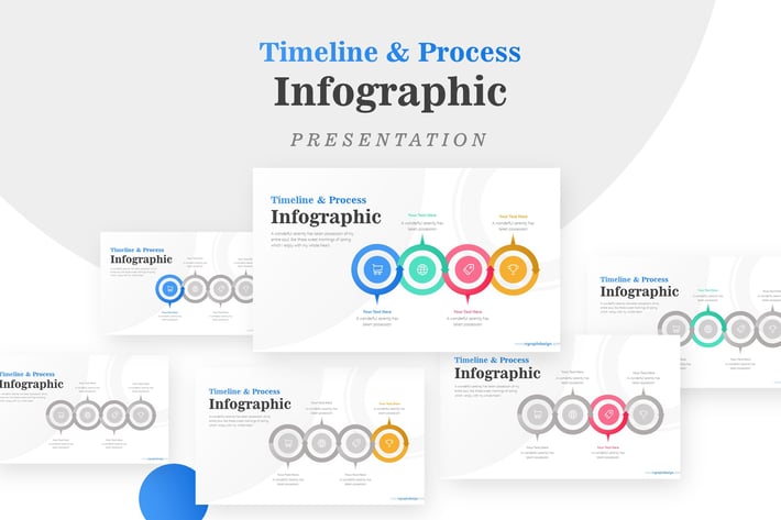 Circular Arrow Powerpoint Template