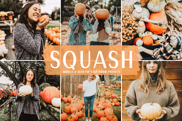 Squash Mobile & Desktop Lightroom Presets