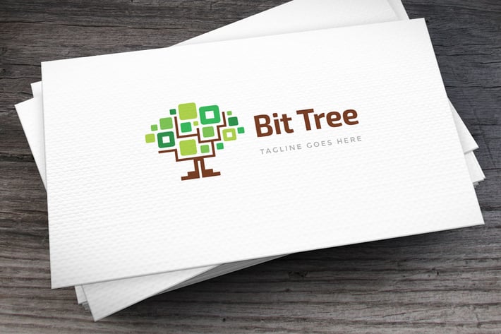 Bit Tree Logo Template