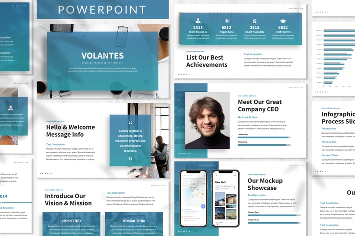 Volantes - Business Powerpoint Template