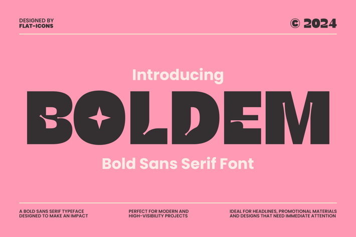 Boldem Bold Font