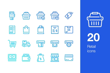 20 Retail icons
