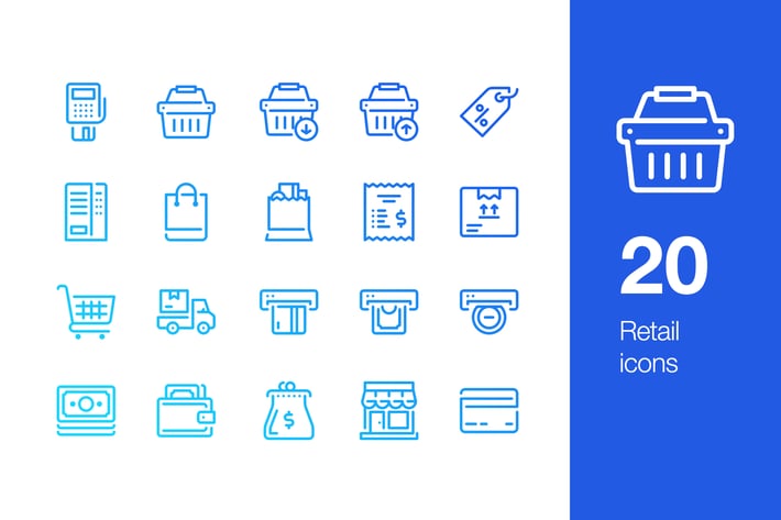 20 Retail icons