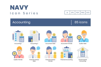 85 Accounting Icons