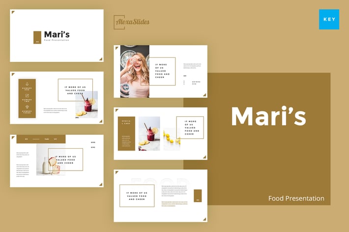 Mari - Food Keynote Presentation Template
