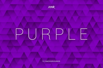 Purple | Abstract Triangles Mosaic Backgrounds