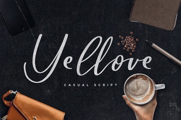Yellove Duo - Fun Casual Handwriting Fonts
