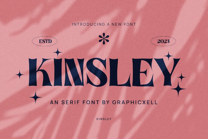 Kinsley Elegant Serif Font Typeface
