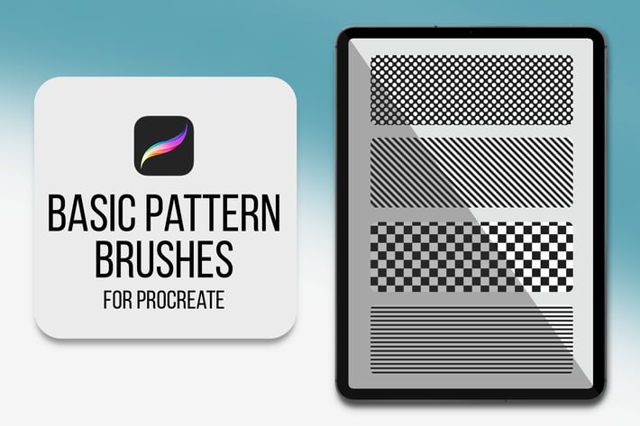 Procreate Pattern Brushes - Basic Pattern