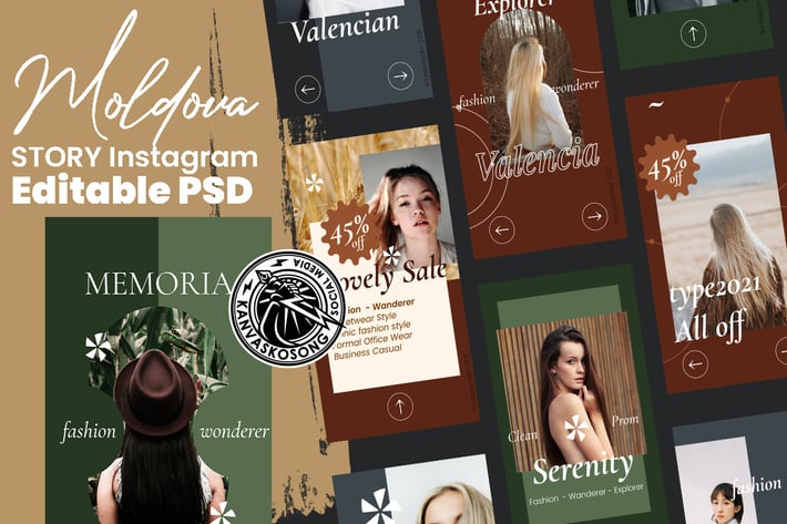 Minimalist Fashion Instagram Story Template