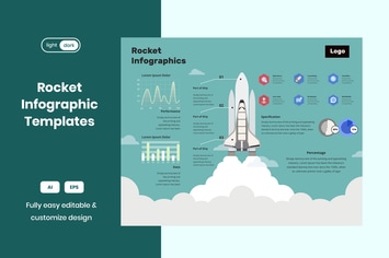 Rocket Ship Infographic