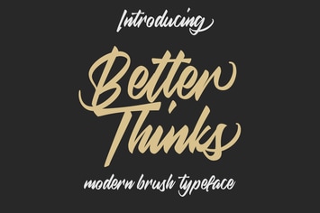 Better Thinks Typeface