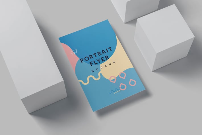 US Half Letter Size Flyer Mockups