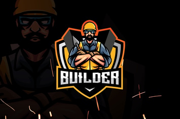 Builder Esports - Mascot & Esport Logo