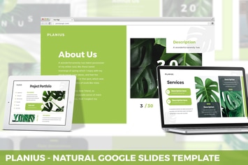 Planius - Natural Google Slides Template