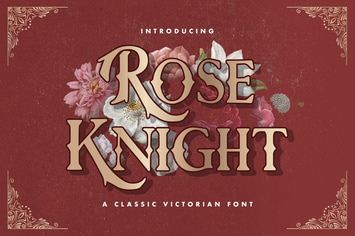 Rose Knight - Victorian Style Font