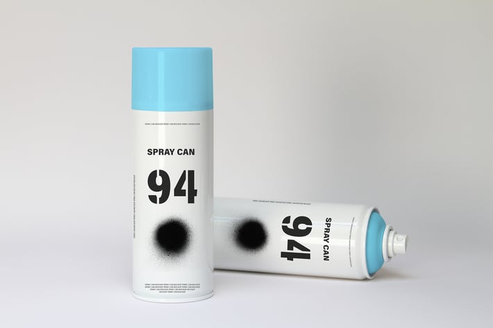 Spray Bottle Mock Up